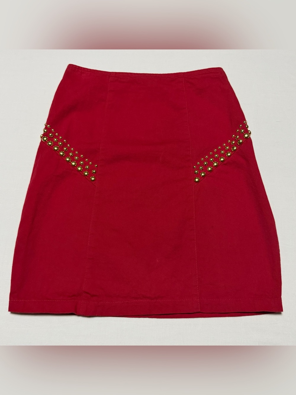 Vintage Rio Inc. Red Mini Skirt